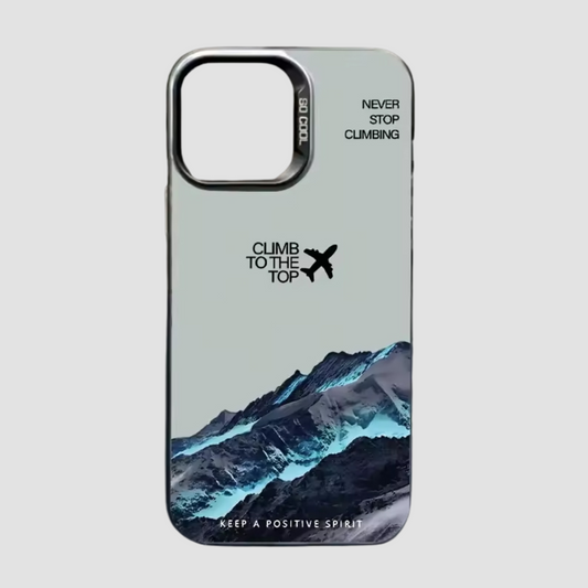 Mountain Peak Shockproof Sunset IMD case for iPhone