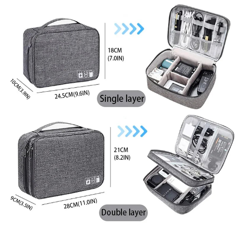 Travel Cable Organizer Bag