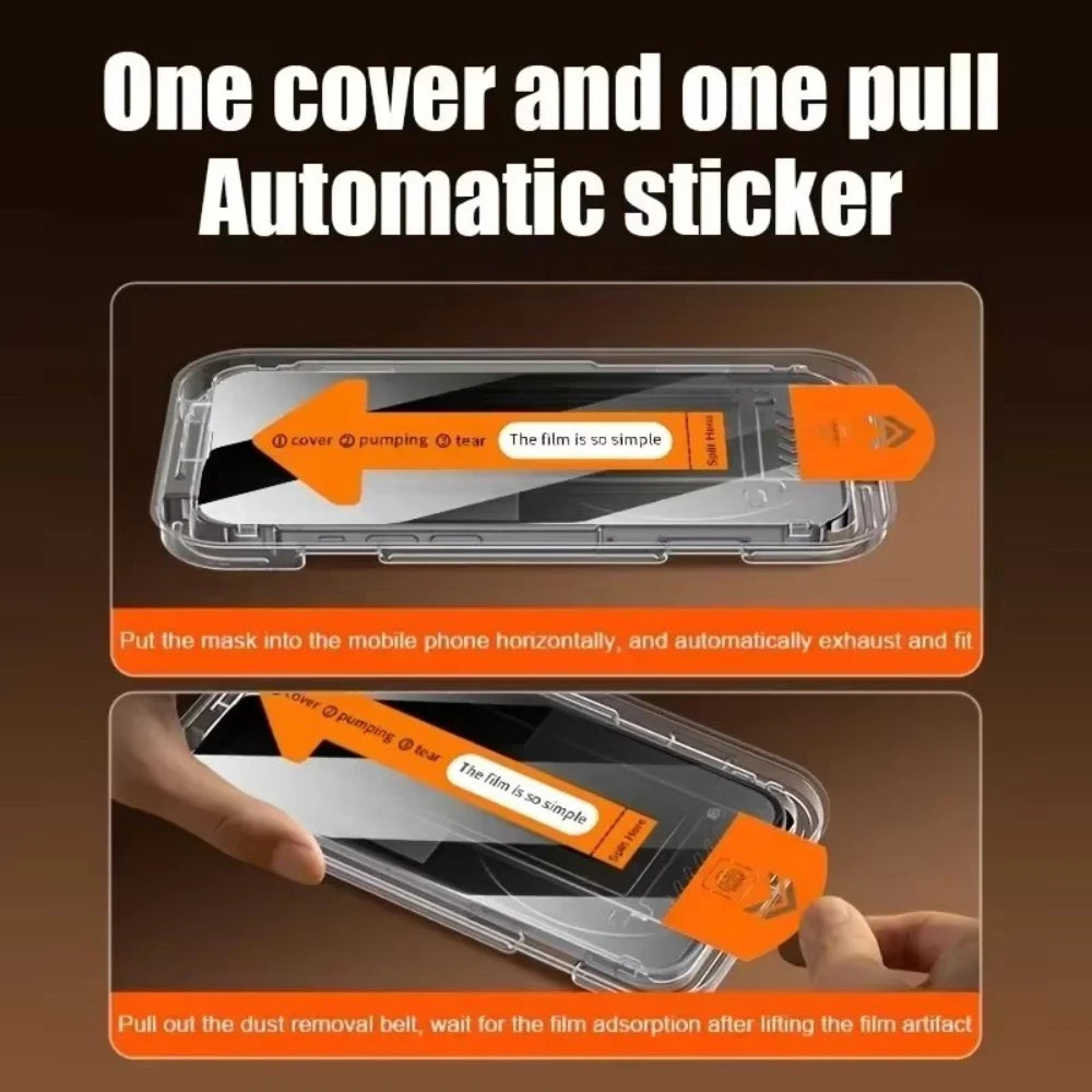 NNBILI Oleophobic Coating Dust Free Easy Installation Screen Protector For iPhone