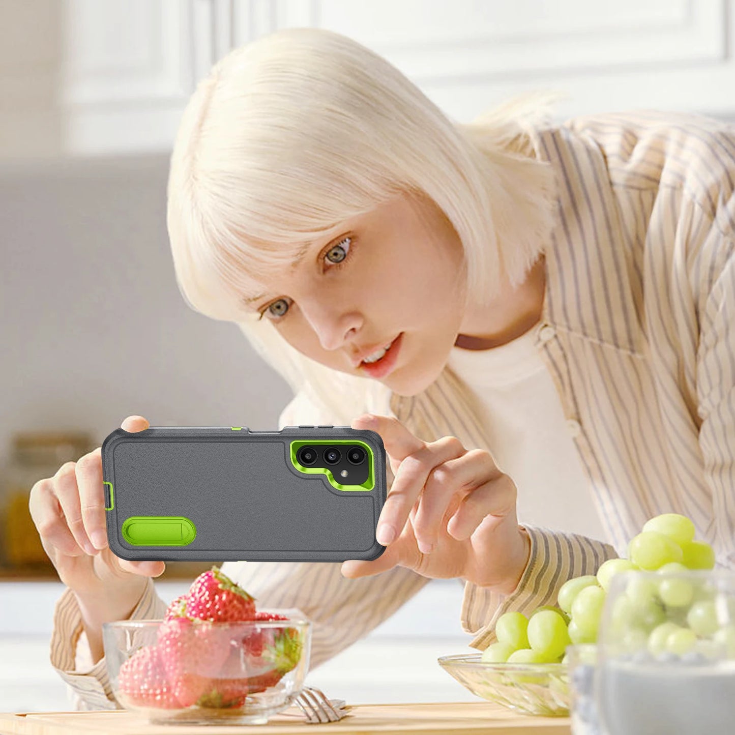 Heavy Duty Armor Shockproof Dust-Proof Case For Samsung Galaxy Phone