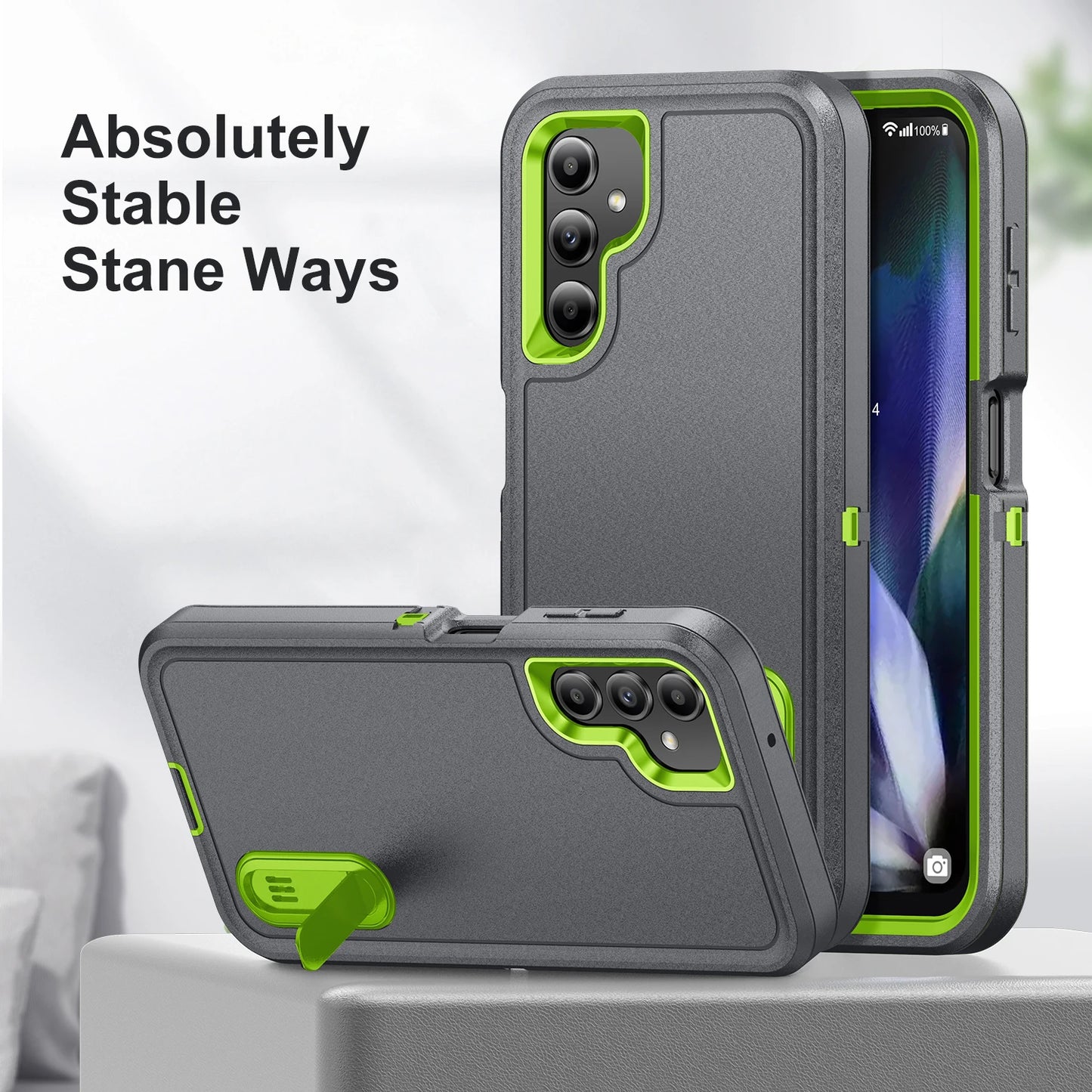 Heavy Duty Armor Shockproof Dust-Proof Case For Samsung Galaxy Phone