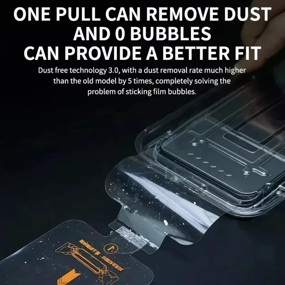 NNBILI Oleophobic Coating Dust Free Easy Installation Screen Protector For iPhone