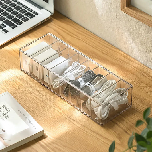 Desktop Data Cable Storage Box / Desktop Organizer