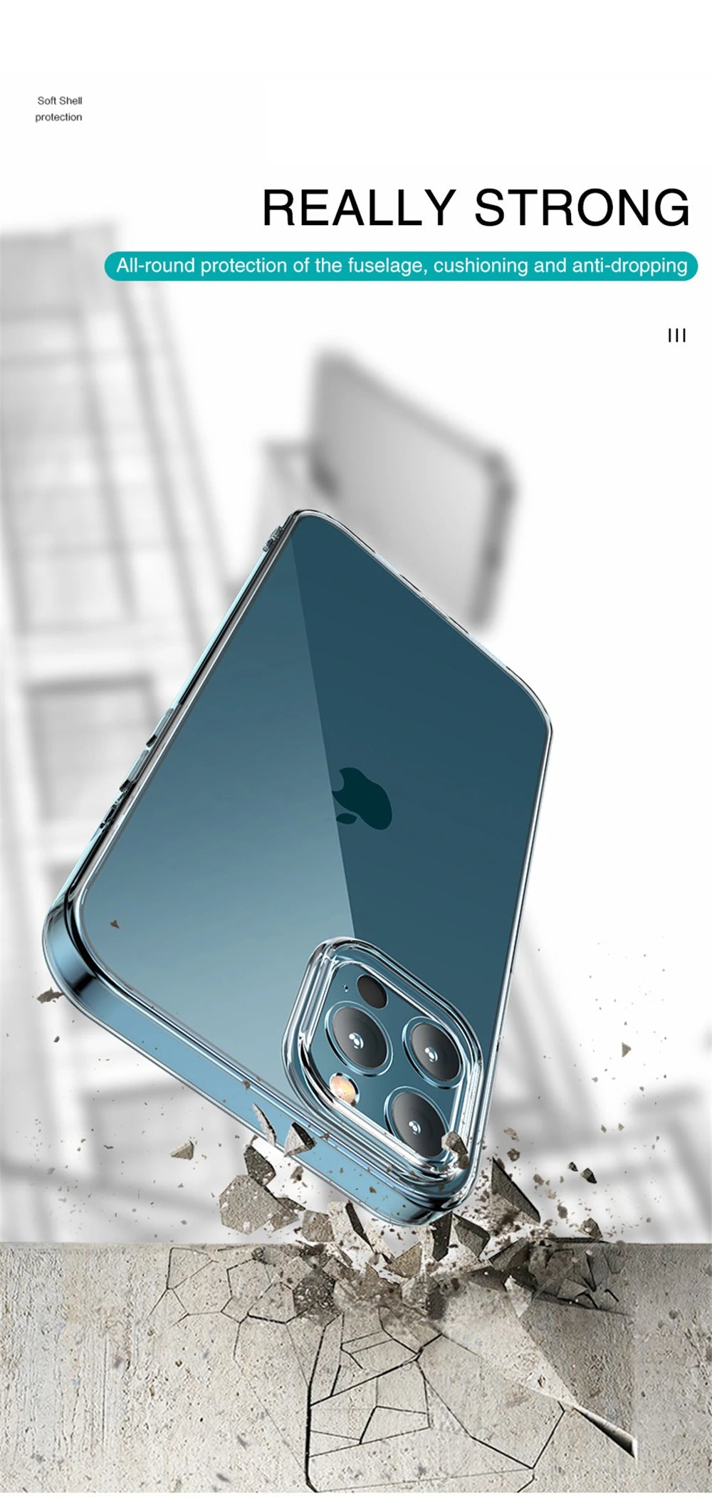 Ultra Thin Clear Case For iPhone