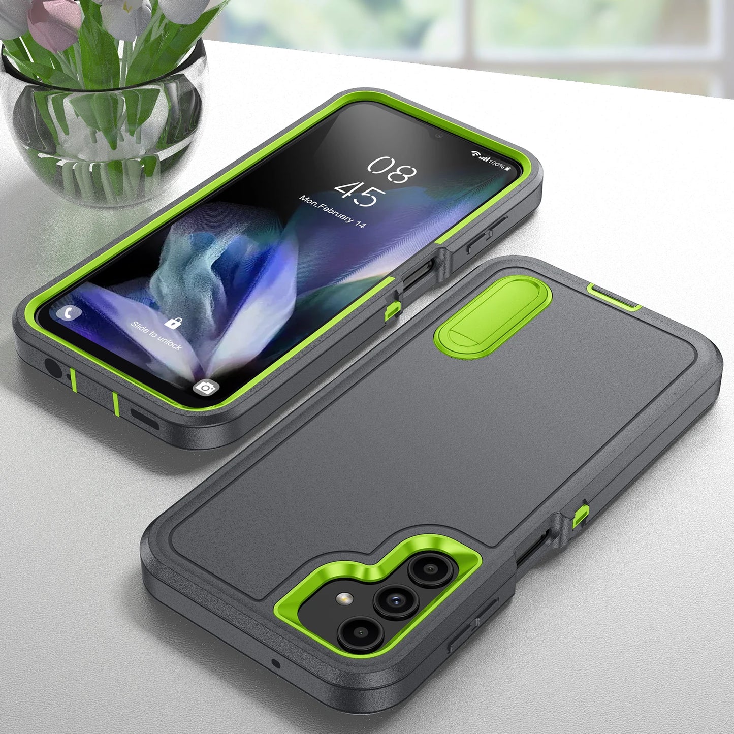 Heavy Duty Armor Shockproof Dust-Proof Case For Samsung Galaxy Phone