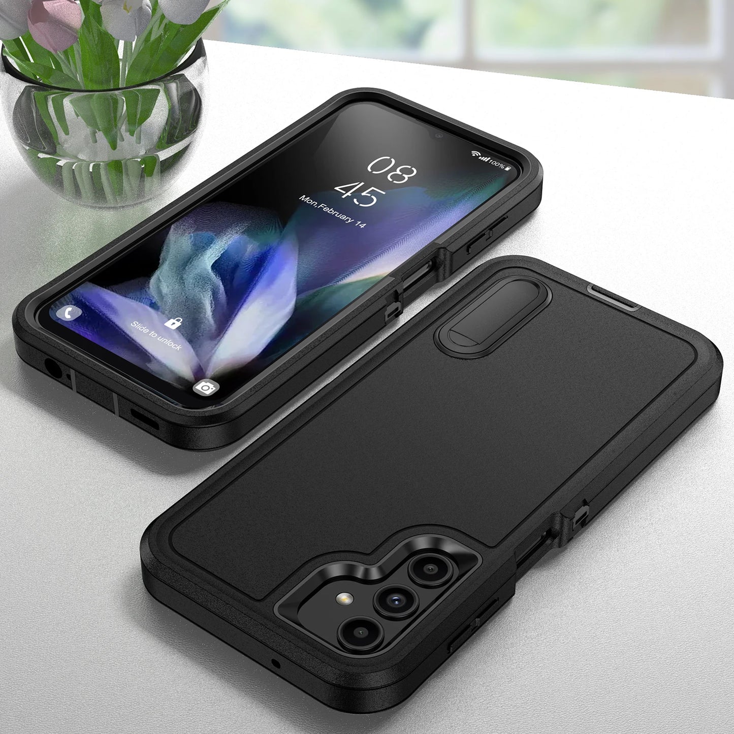 Heavy Duty Armor Shockproof Dust-Proof Case For Samsung Galaxy Phone