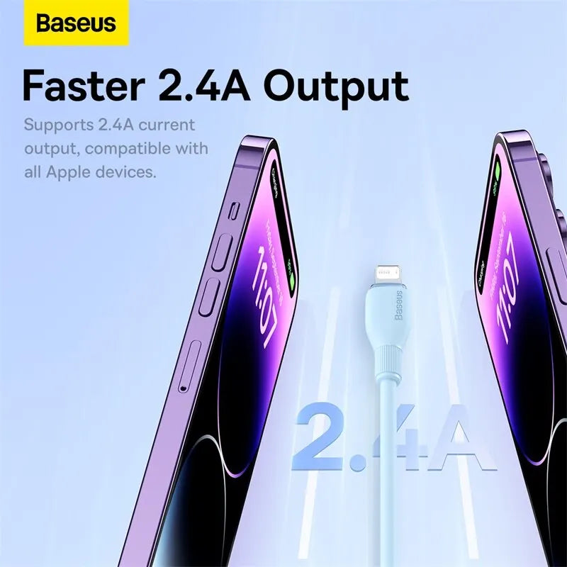 Baseus TPE 2.4A Fast Charging USB Cable for iPhone
