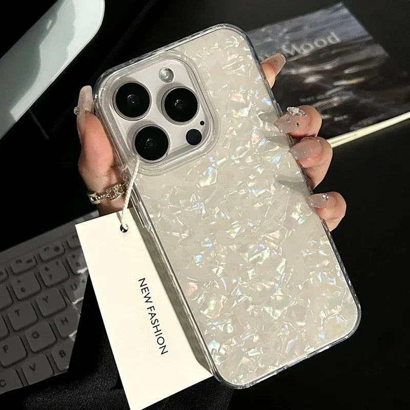 Laser Shell Pattern Laser Case For iPhone