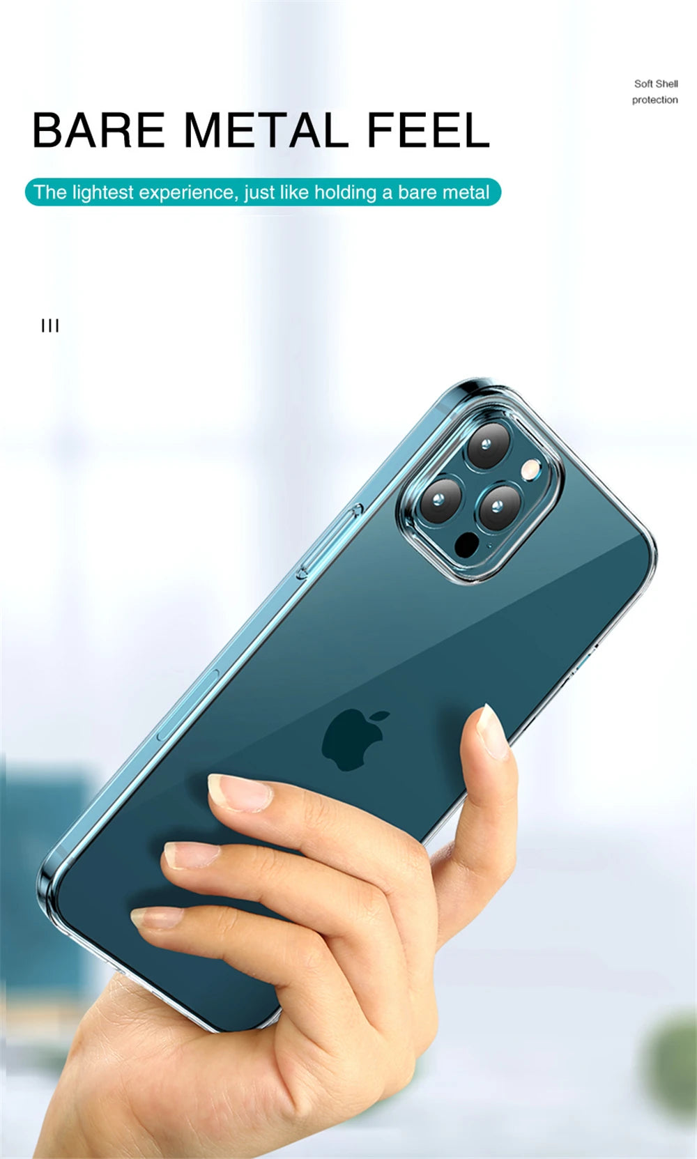 Ultra Thin Clear Case For iPhone