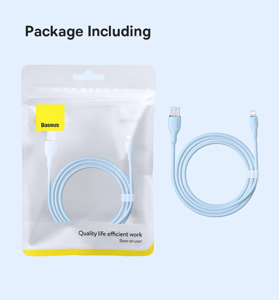 Baseus TPE 2.4A Fast Charging USB Cable for iPhone