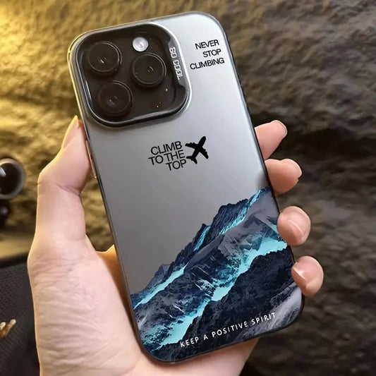 Mountain Peak Shockproof Sunset IMD case for iPhone