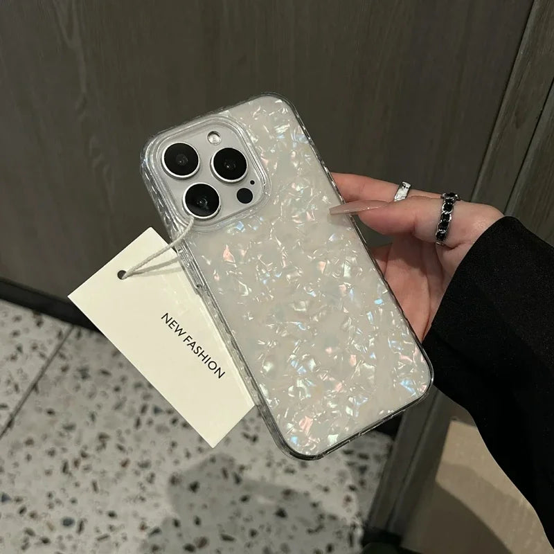 Laser Shell Pattern Laser Case For iPhone