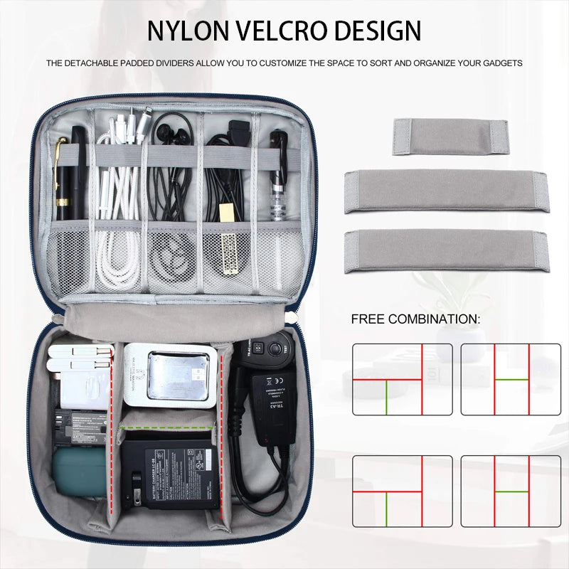 Travel Cable Organizer Bag