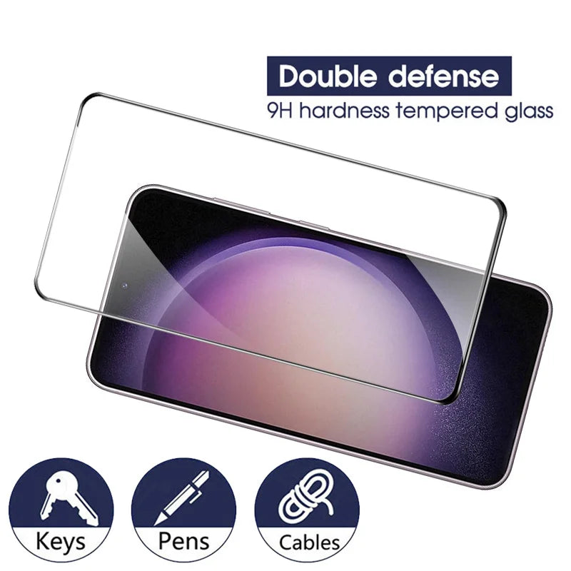 Clear Tempered Glass Screen Protector For Samsung Galaxy S series
