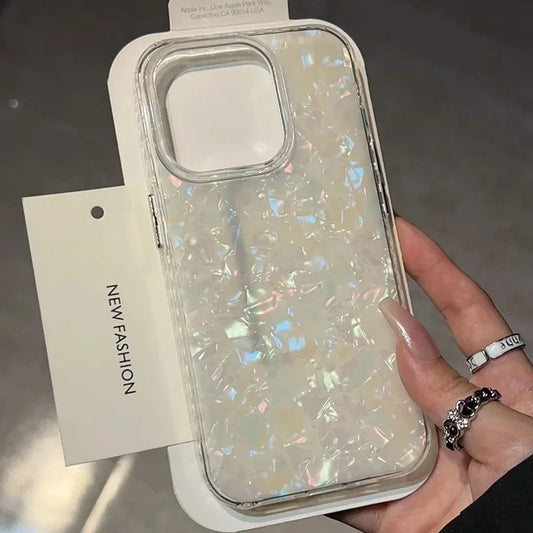 Laser Shell Pattern Laser Case For iPhone