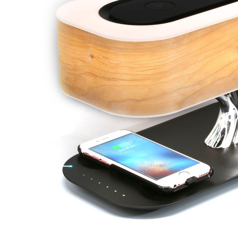 Bluetooth Speaker Desk Lamp With Wireless Charging