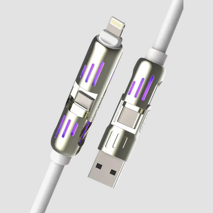 4-in-1 USB Fast Charging Cable 240W Max