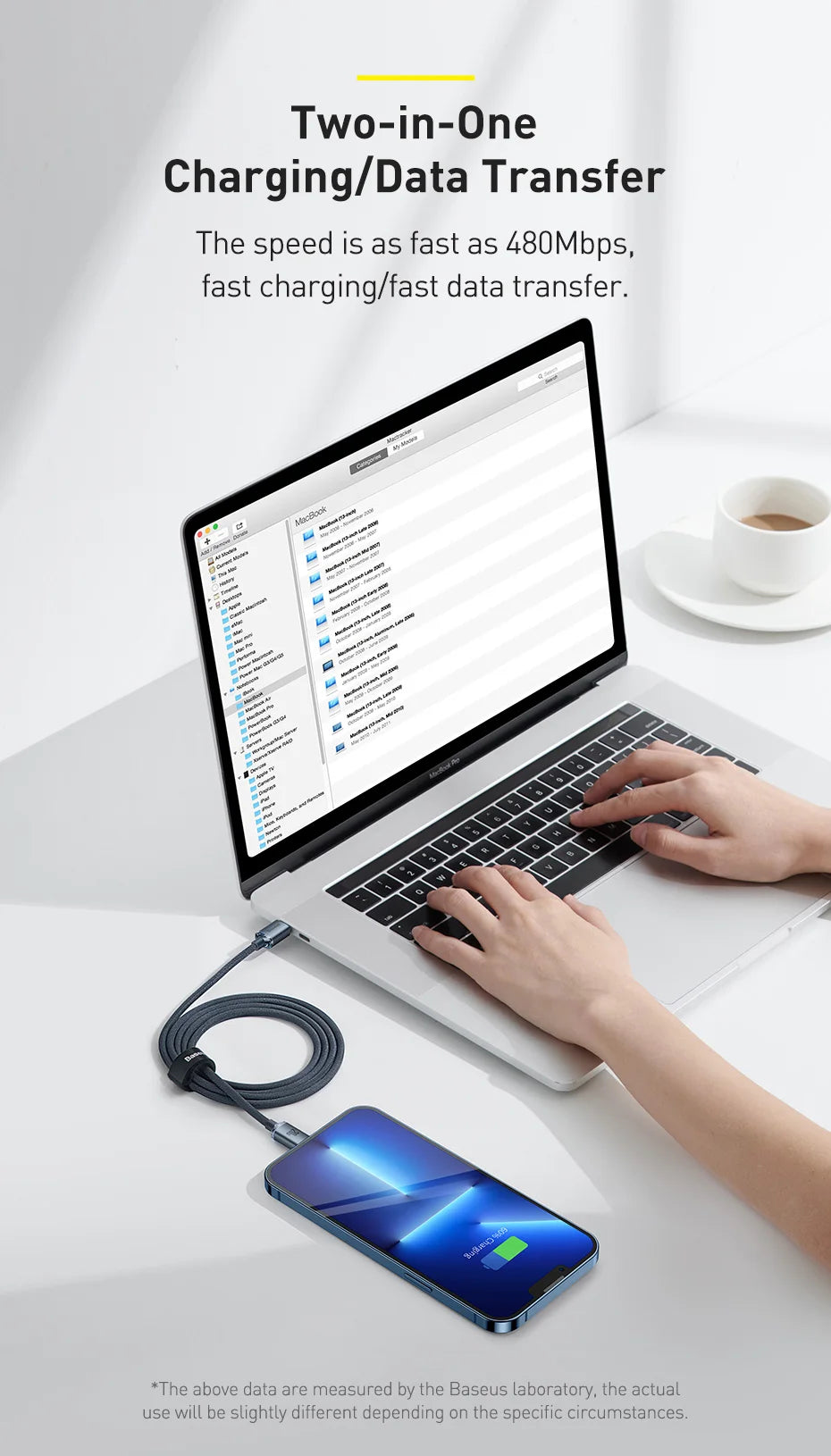 Baseus USB Type C PD 20W Cable