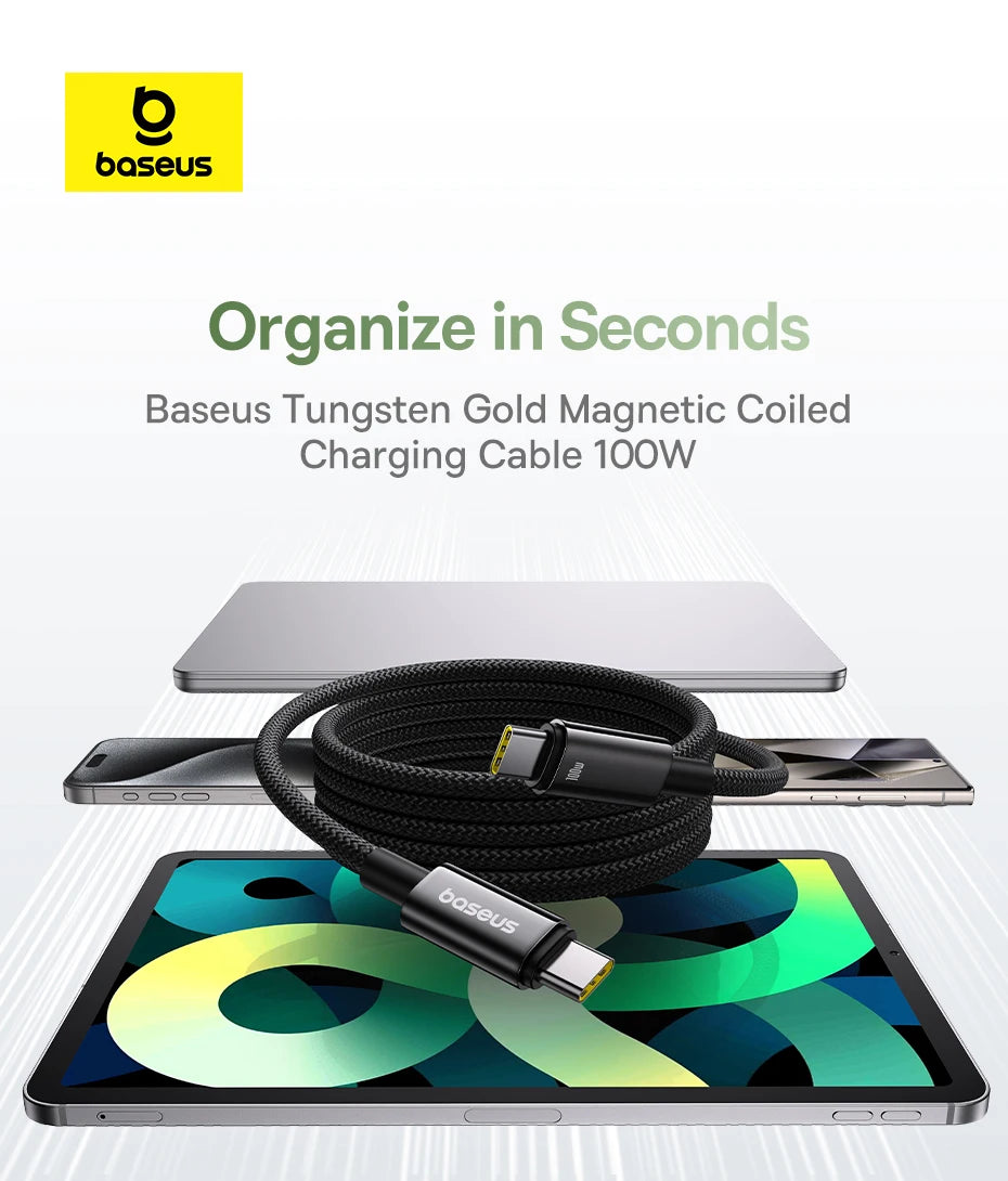 Baseus PD 100W USB C Magnetic Cable