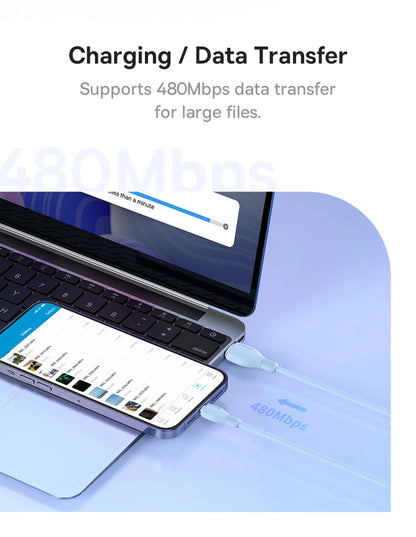 Baseus TPE 2.4A Fast Charging USB Cable for iPhone