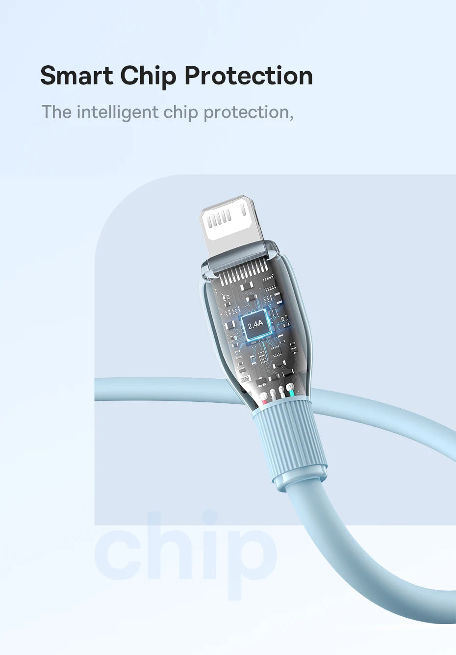 Baseus TPE 2.4A Fast Charging USB Cable for iPhone