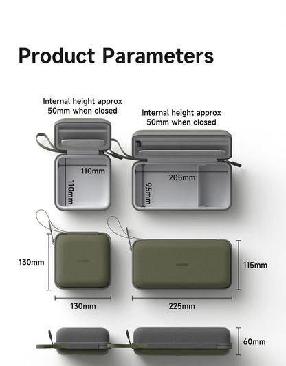 Hagibis Electronic Organizer Travel Cable Organizer Bag