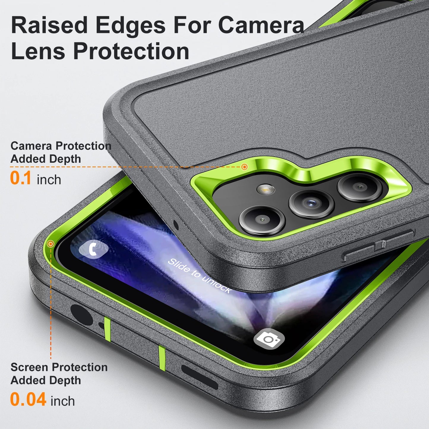 Heavy Duty Armor Shockproof Dust-Proof Case For Samsung Galaxy Phone
