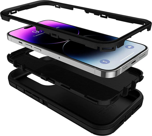 Heavy Duty Armor Shockproof Dust-Proof Case For iPhone